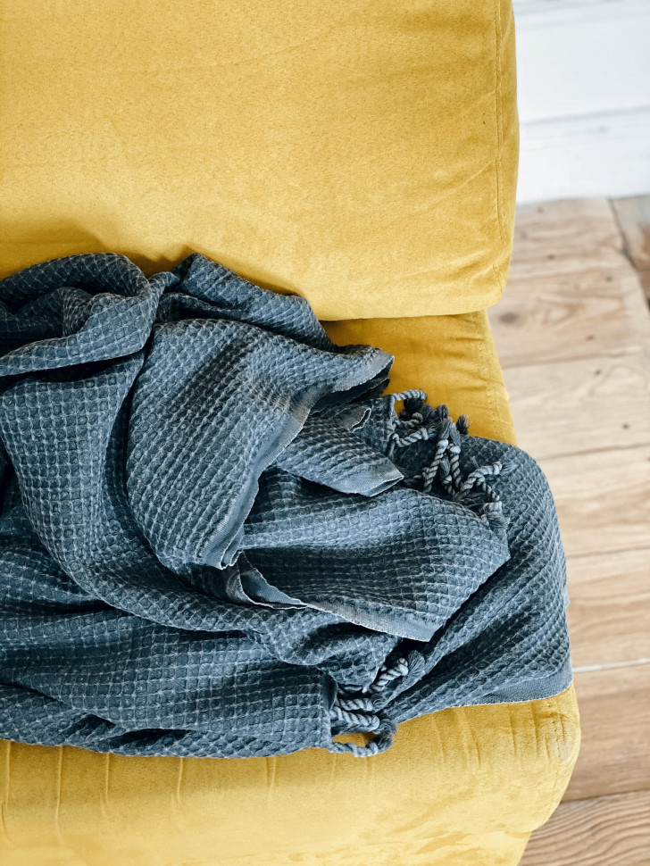 Хлопковое покрывало Waffle