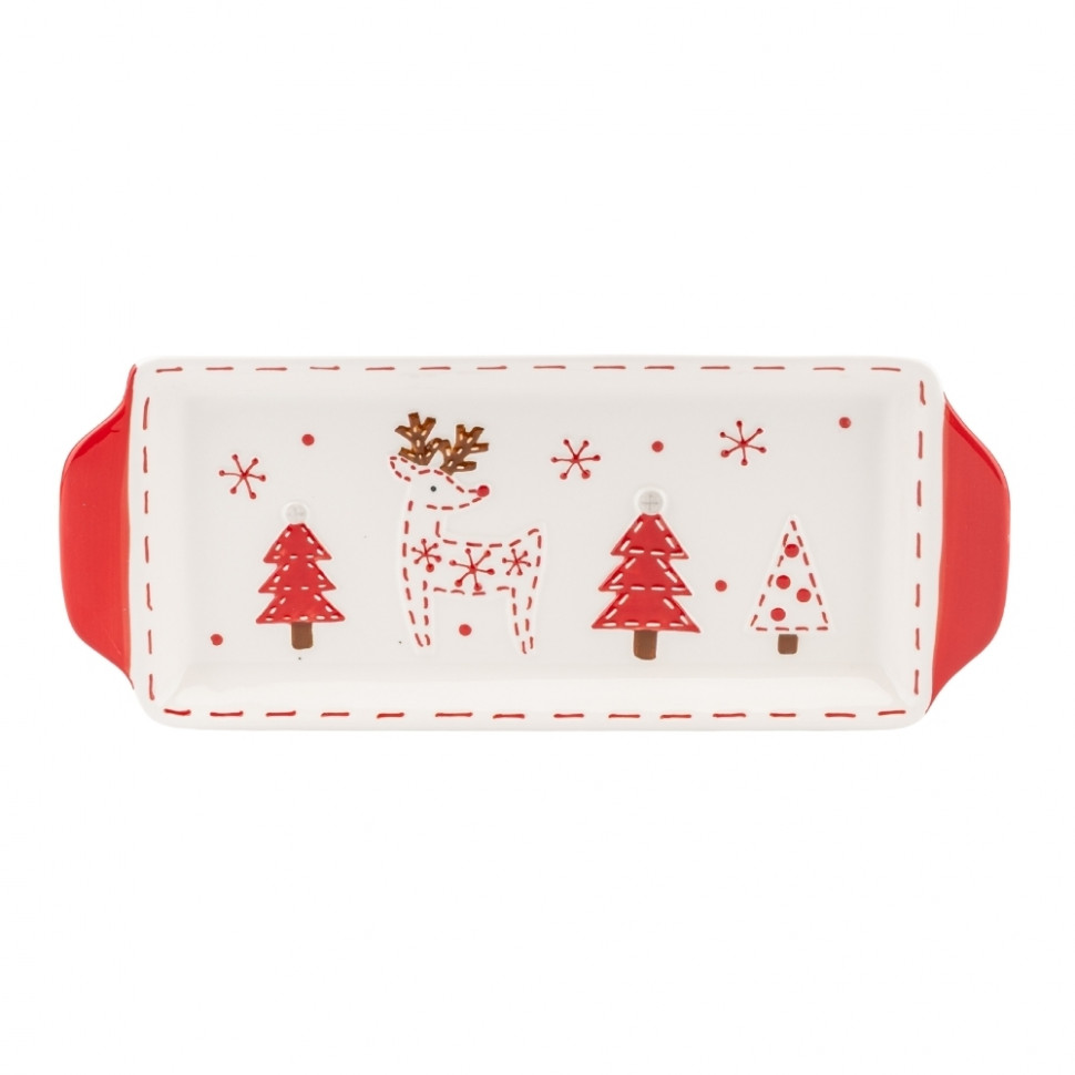 Блюдо Winter forest