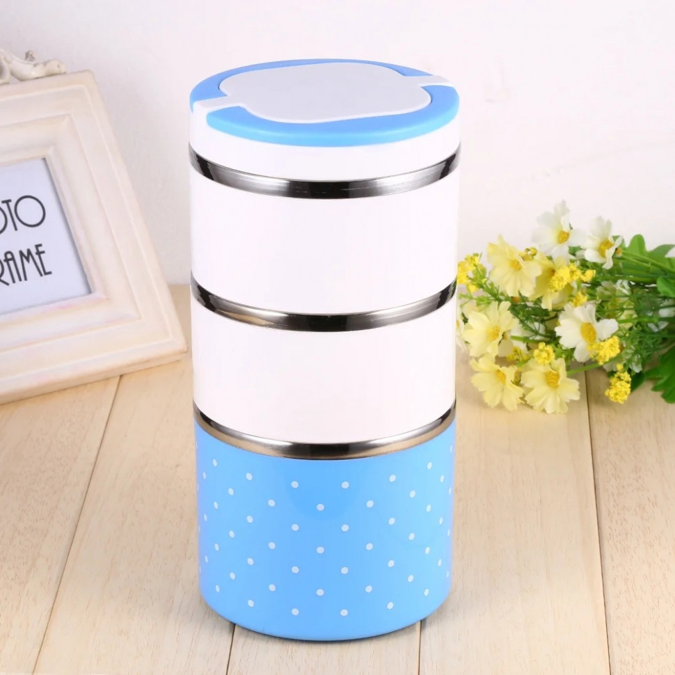 Ланч бокс Blue dots