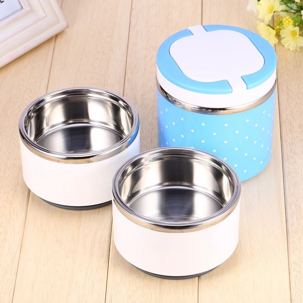 Ланч бокс Blue dots