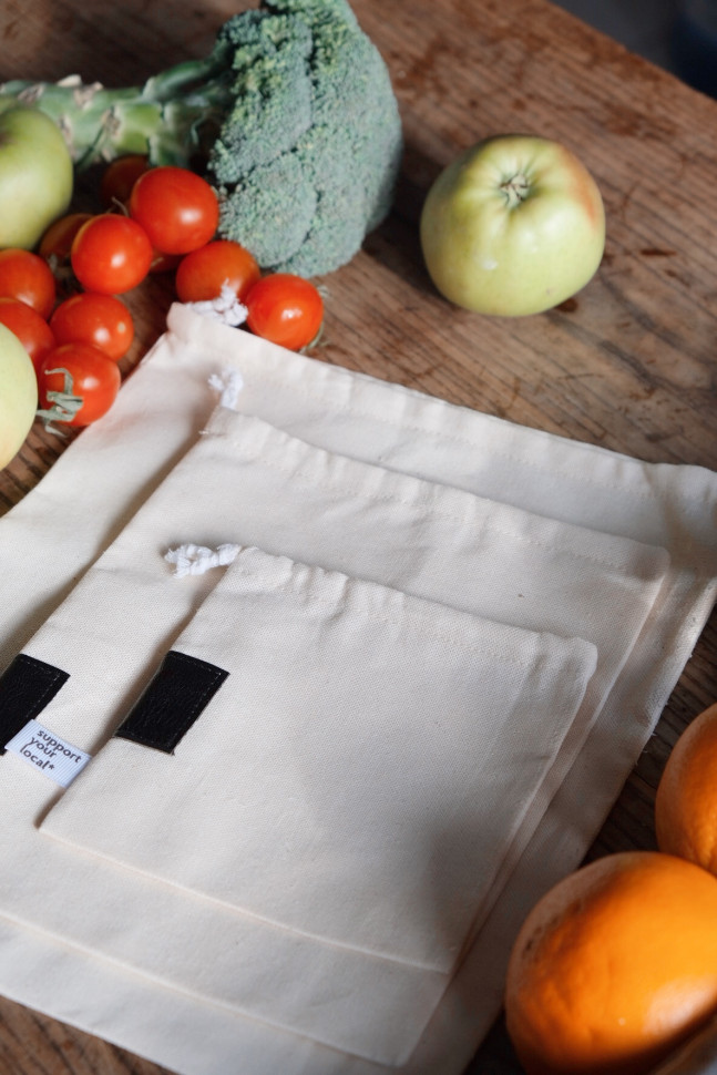 Хлопковые мешочки для продуктов Veggie