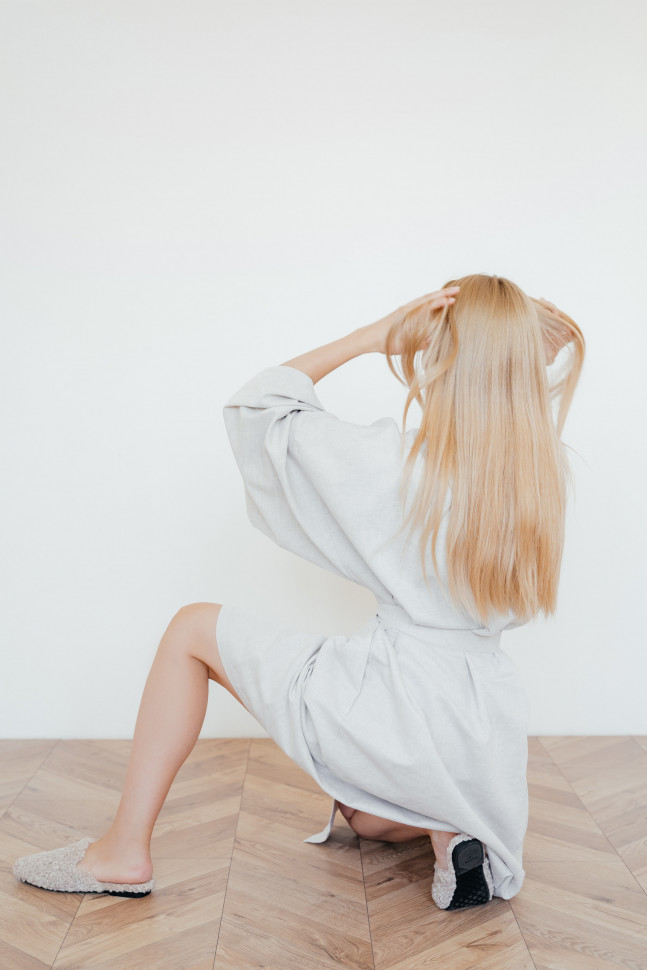 Халат-кимоно Mekong Gray