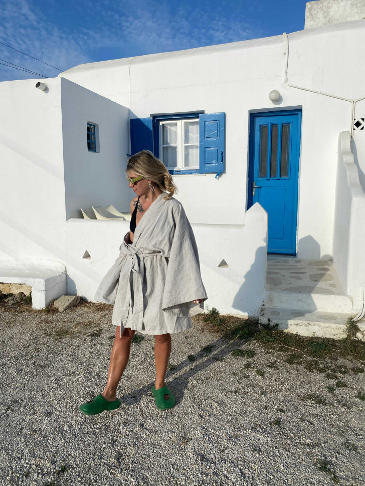 Халат-кимоно Mekong Gray