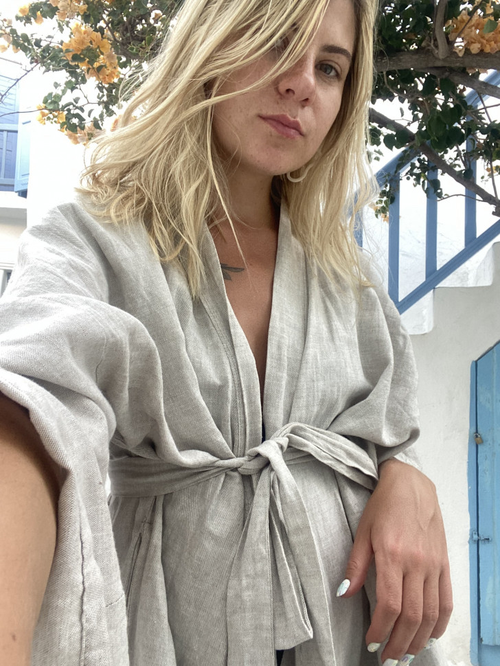 Халат-кимоно Mekong Gray