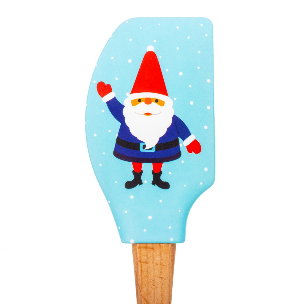 Лопатка кухонная с формочкой для печенья Santa
