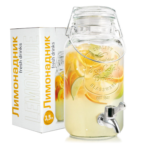Диспенсер для напоїв (лимонадник) Lemon 3,5 L