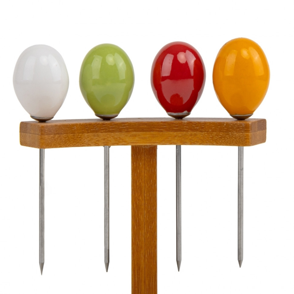 Пиала на бамбуковой подставке Heart