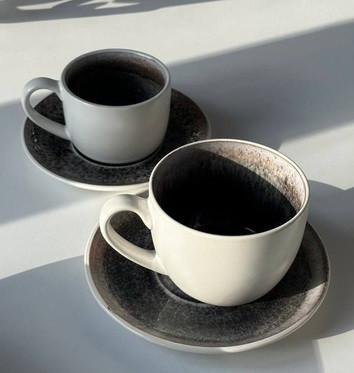 Набор 4 чашки + 4 блюдца Interstellar 300 мл