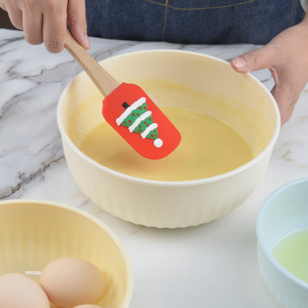 Лопатка кухонная с формочкой для печенья Christmas tree