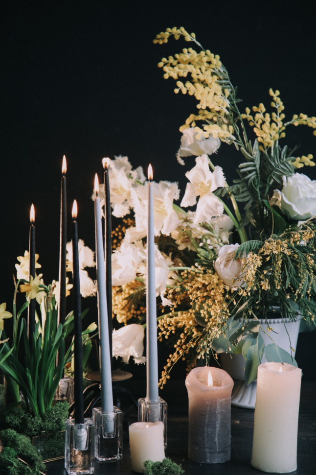 Набір воскових свічок Conical (4 шт)