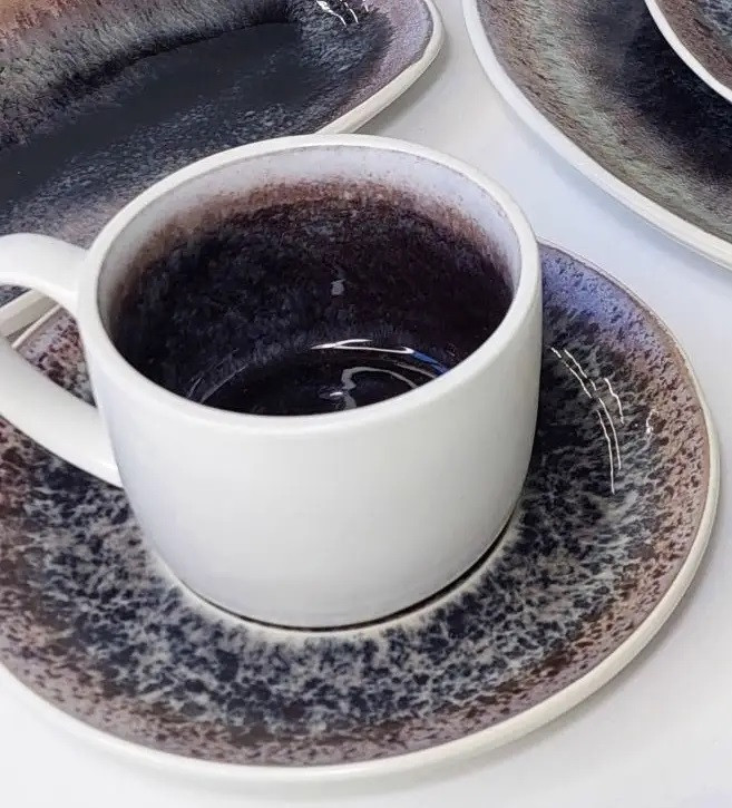 Набір 4 чашки + 4 блюдця Interstellar 150 мл 