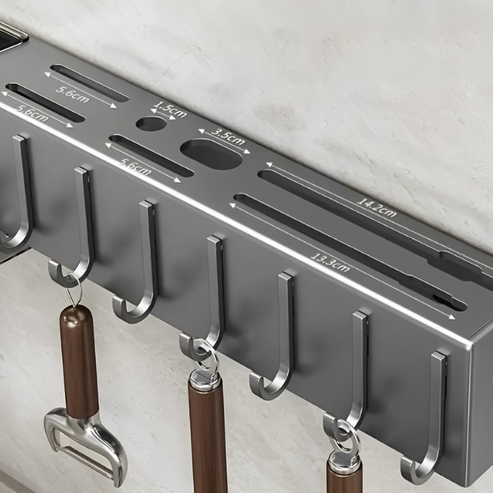 Настенная стойка для хранения Steel