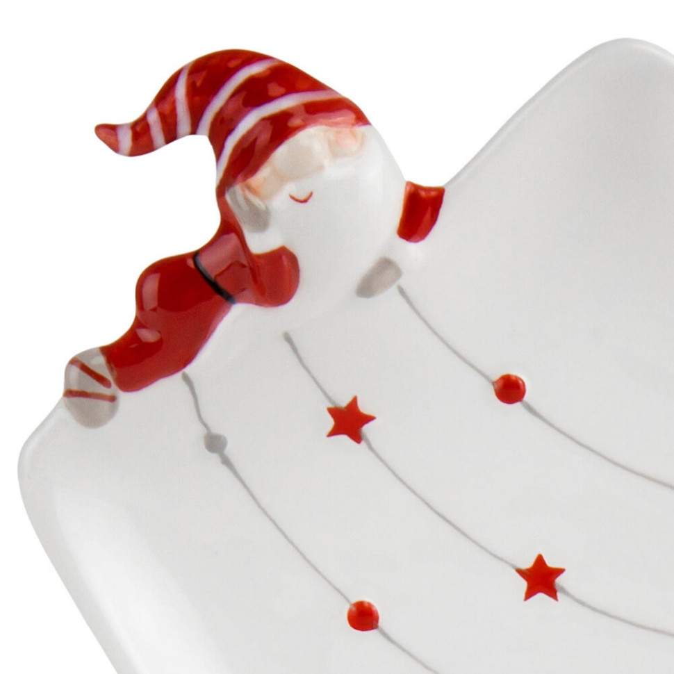 Керамическое блюдо Snow