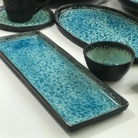 Тарелка прямоугольная Blue Lake