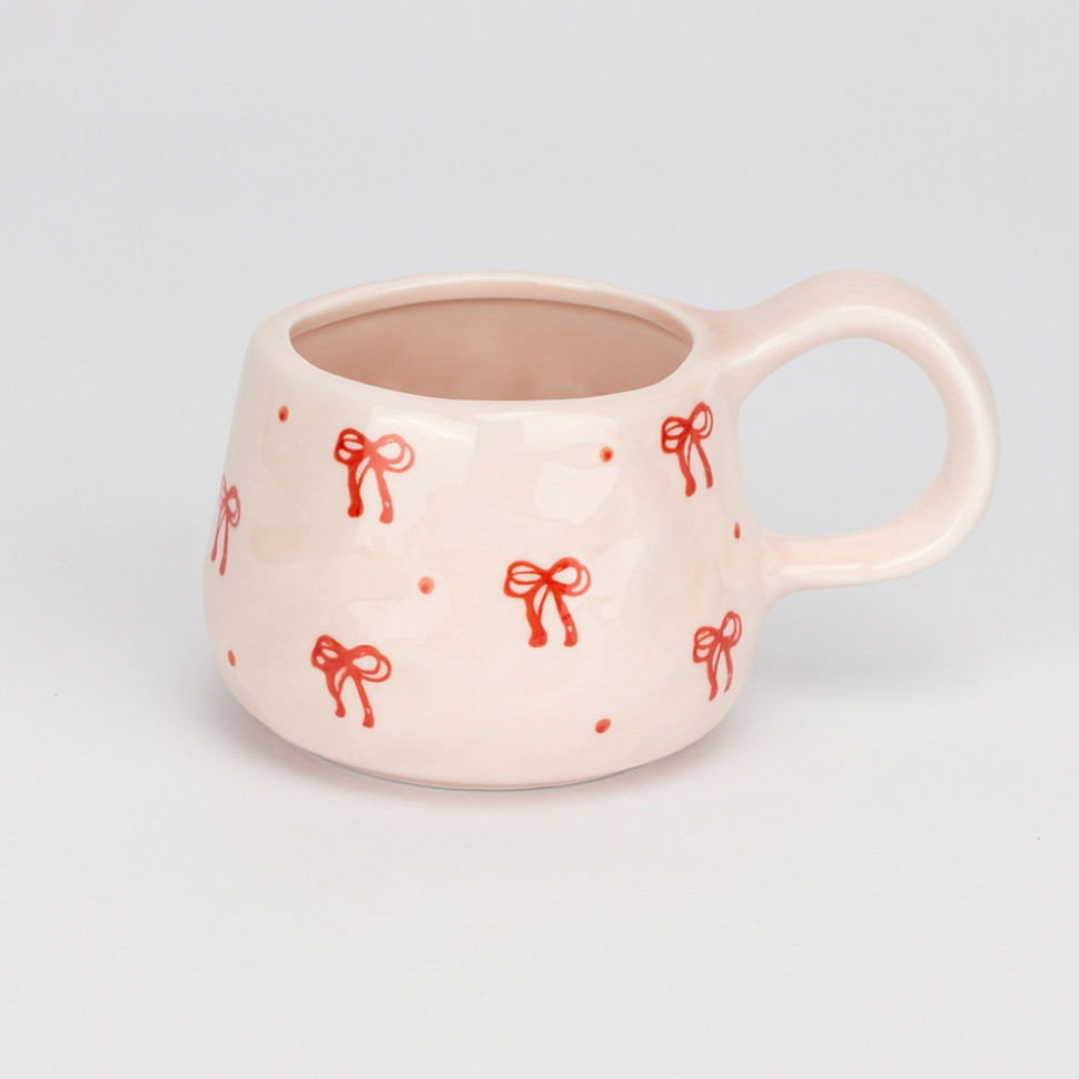 Чашка с блюдцем Festive bows 300 мл