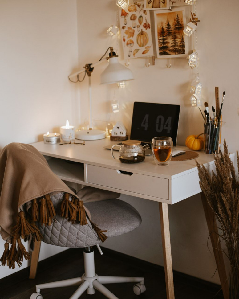 Кашемировый плед Cream