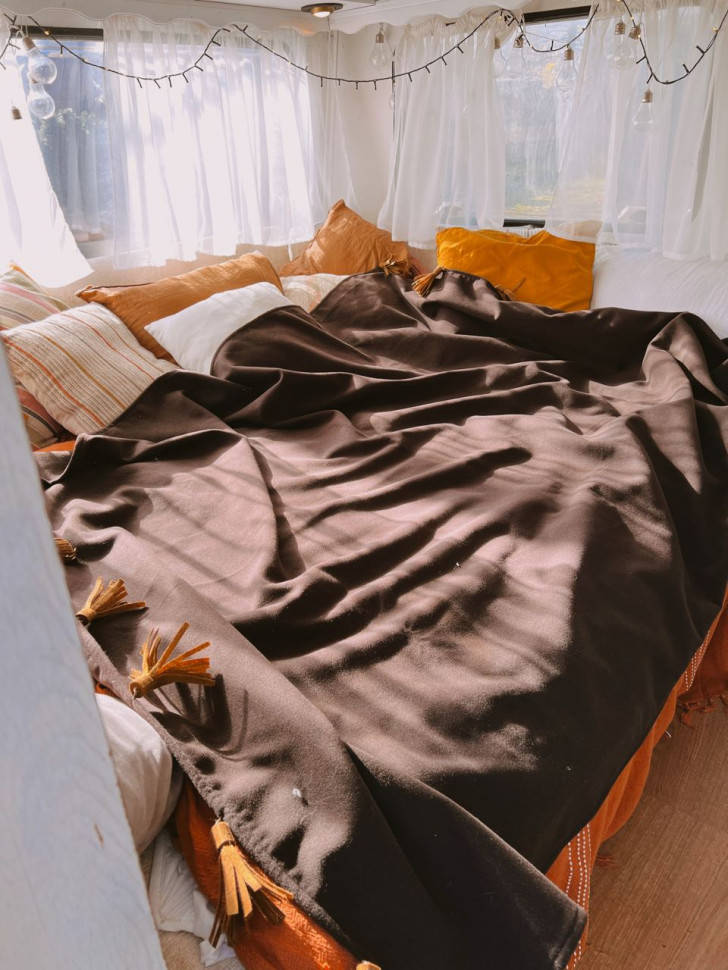 Кашемировый плед Cream