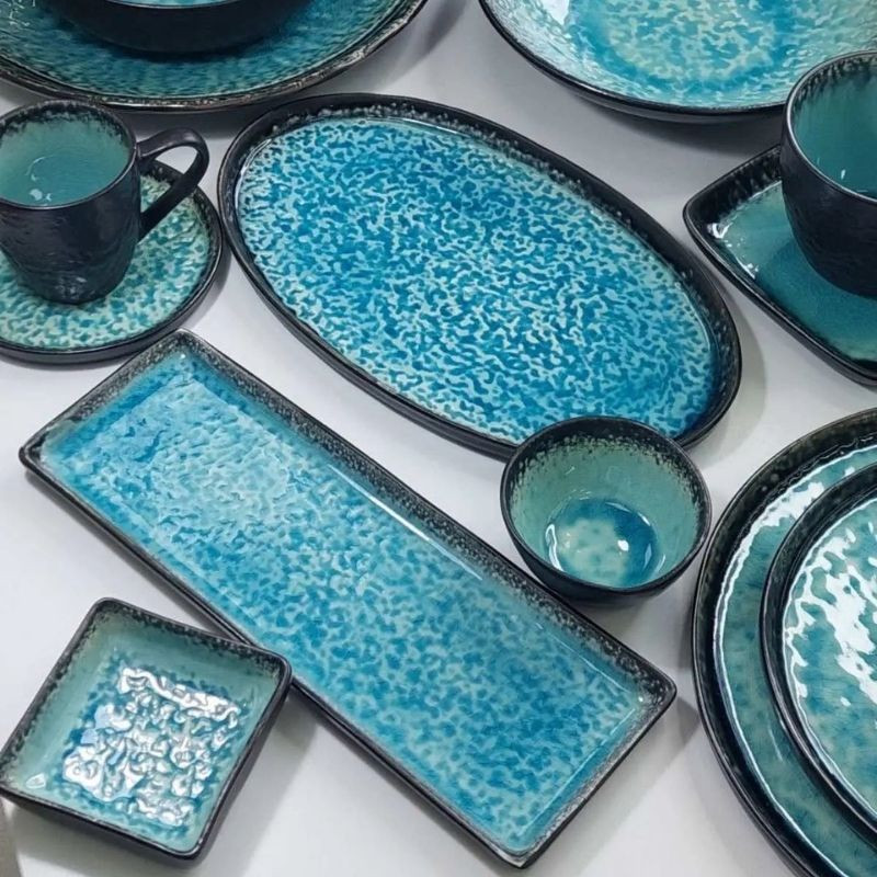 Тарілка овальна Blue Lake