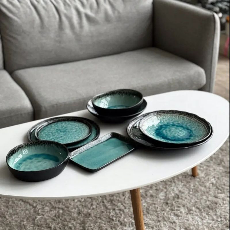 Тарілка овальна Blue Lake