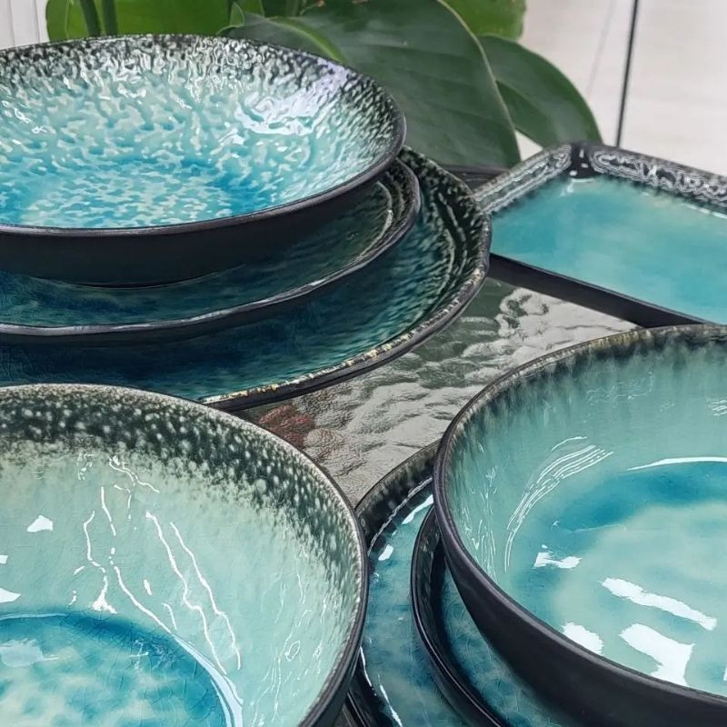 Тарілка овальна Blue Lake