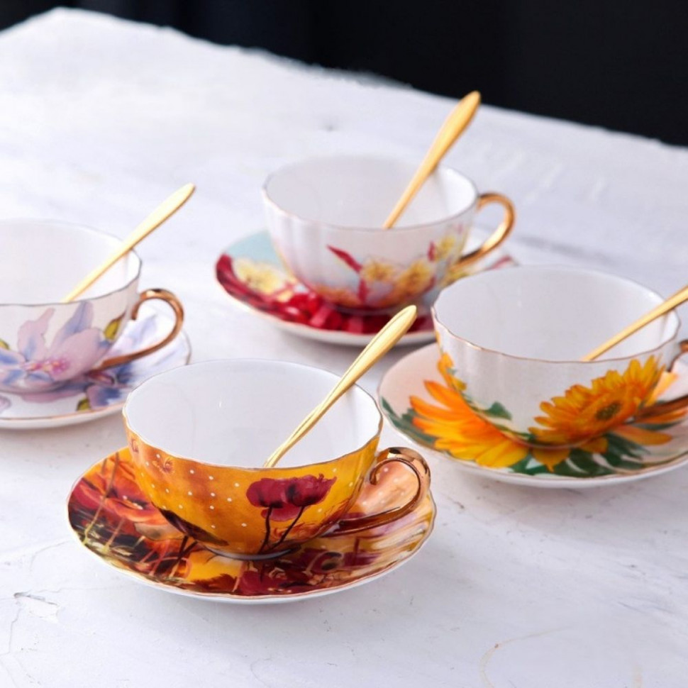 Чашка с блюдцем Ceramic Grace