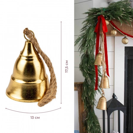 Металлический колокольчик Christmas