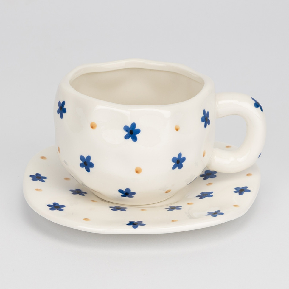 Чашка с блюдцем Warmth of spring 350 мл