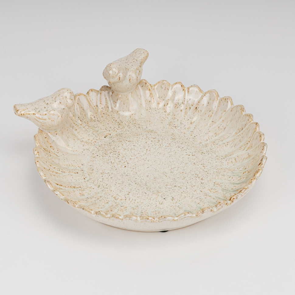 Набор блюд Beige Birds 2 шт 