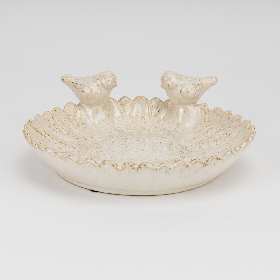 Набор блюд Beige Birds 2 шт 