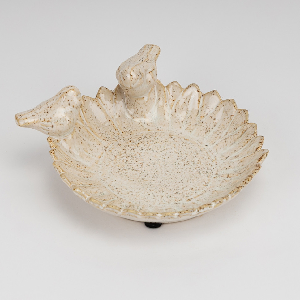 Набор блюд Beige Birds 2 шт 