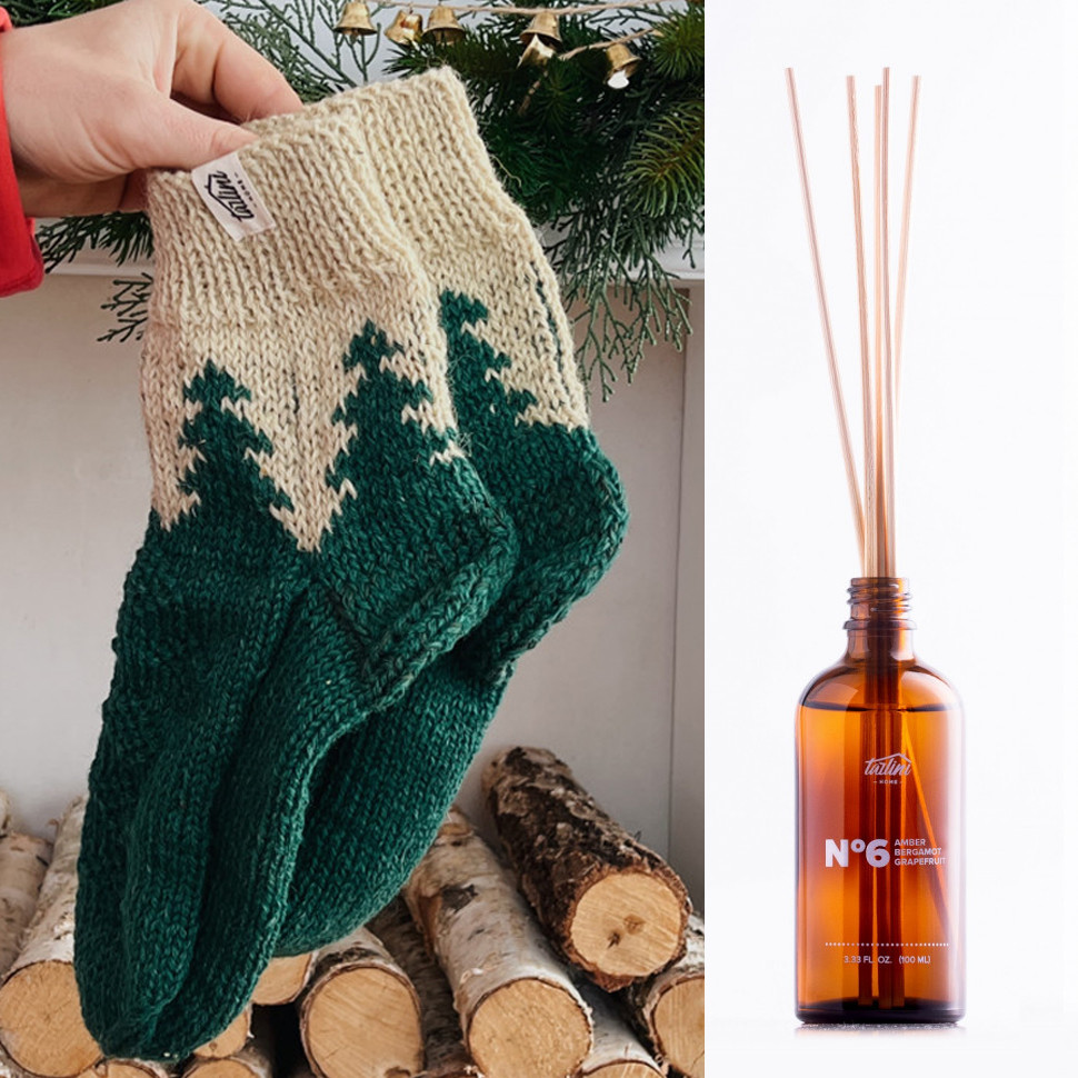 Lovable Set (Женские шерстяные носки и аромадиффузор) 