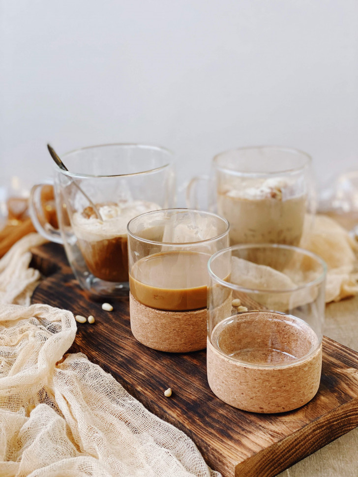 Cтакан с корковой подставкой Teeamo (200 мл)