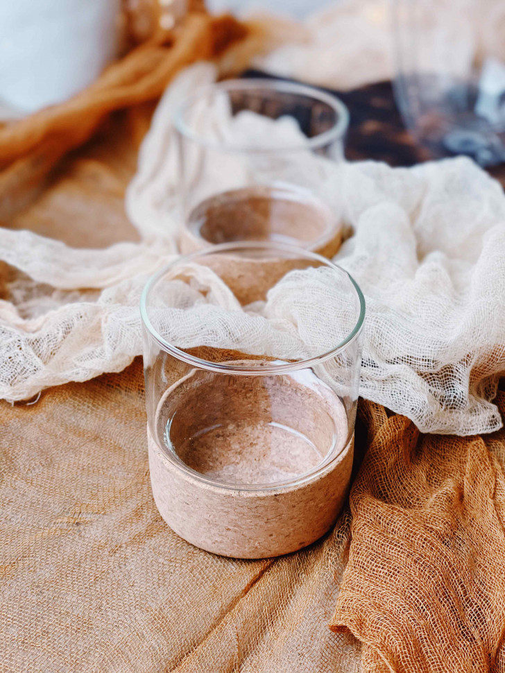 Cтакан с корковой подставкой Teeamo (200 мл)