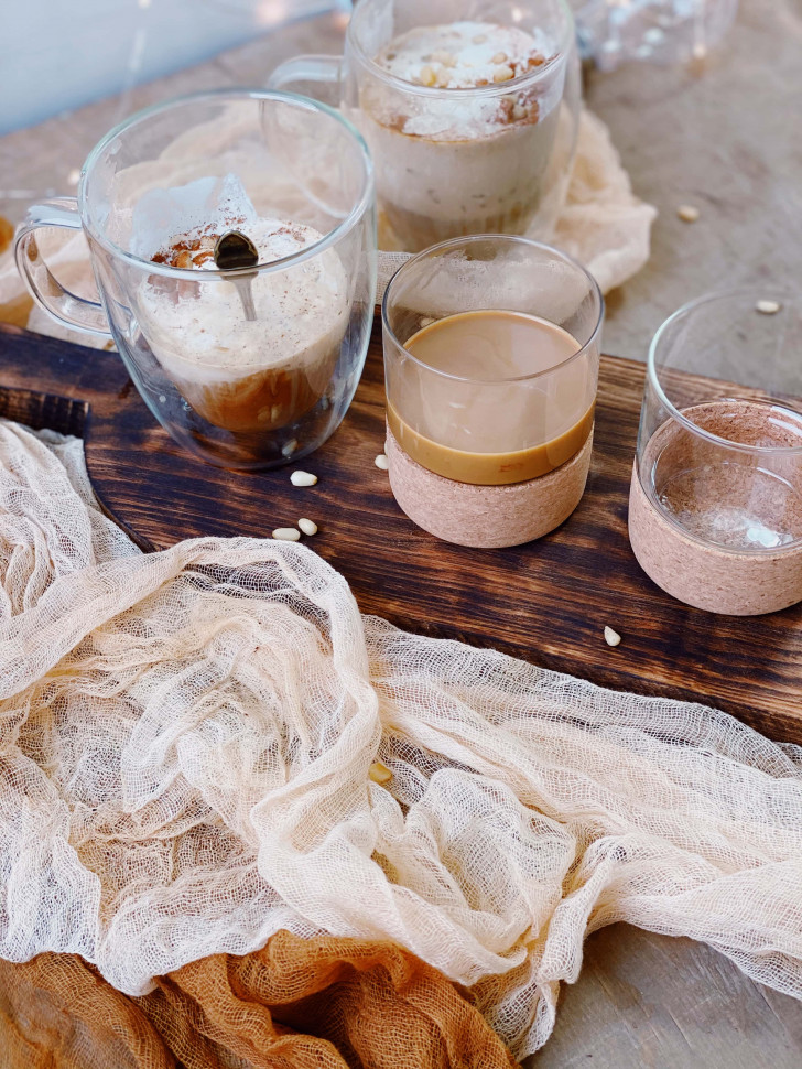 Cтакан с корковой подставкой Teeamo (200 мл)