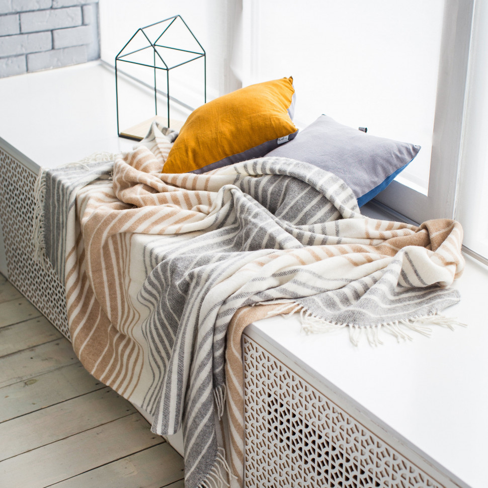 Шерстяной плед Pebble