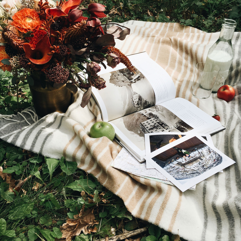 Шерстяной плед Pebble