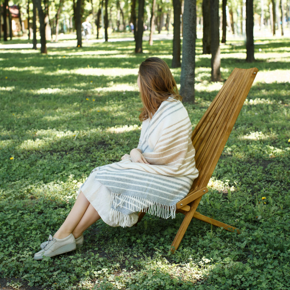 Шерстяной плед Pebble