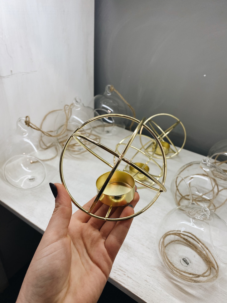 Металлический подсвечник Oreo