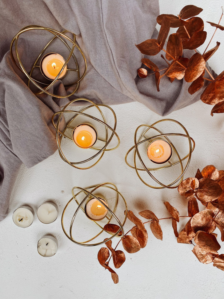 Металлический подсвечник Oreo