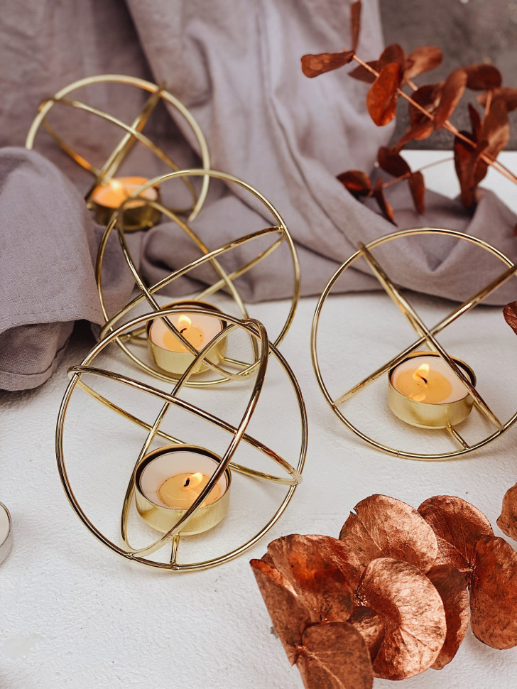 Металлический подсвечник Oreo