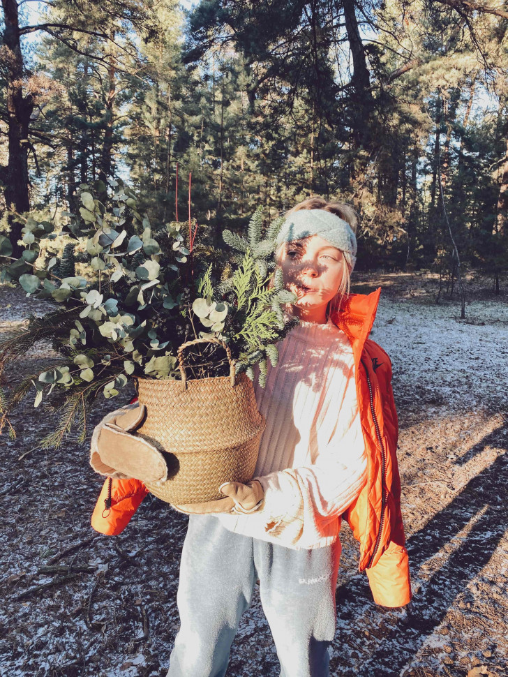 Плетеная корзина Gerda