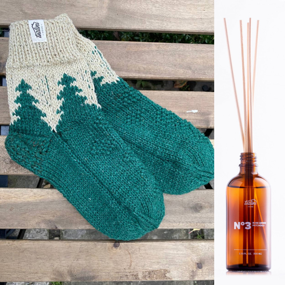 Lovable Set (Мужские шерстяные носки и аромадиффузор) 