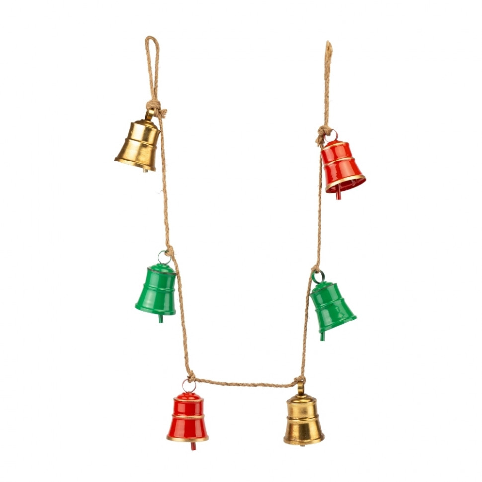 Гирлянда с 6 колокольчиками