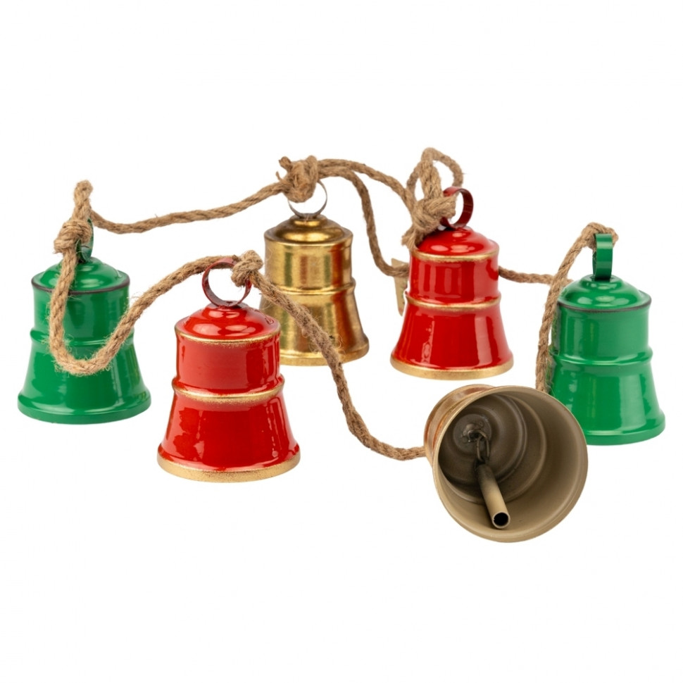 Гирлянда с 6 колокольчиками