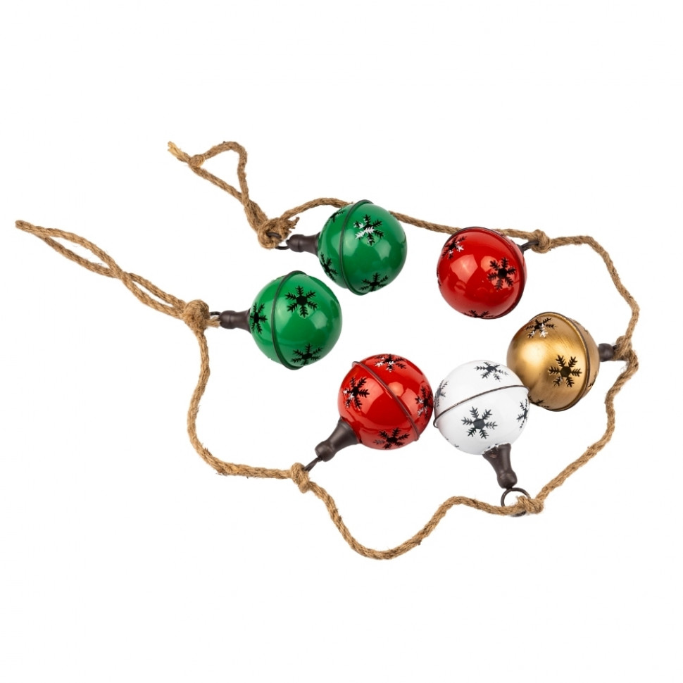 Гирлянда с 6 колокольчиками