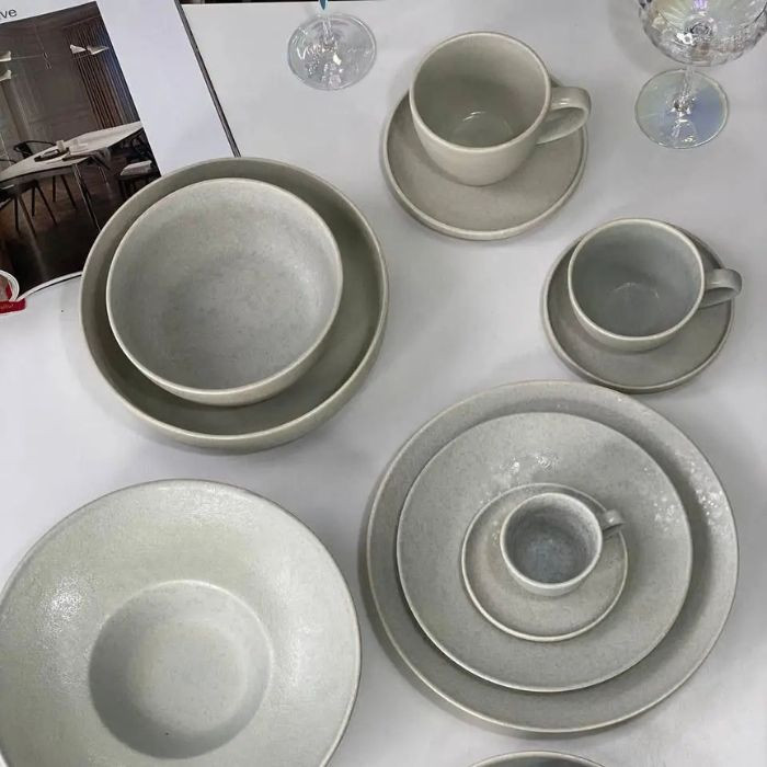 Набір 4 чашки + 4 блюдця Creamy Dot 250 мл