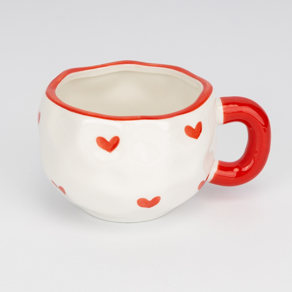 Чашка з блюдцем Heart to heart 350 мл