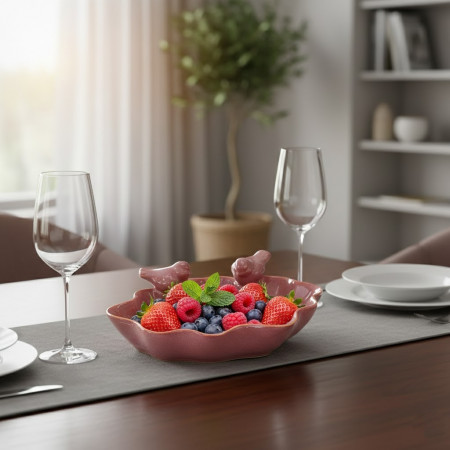 Набор блюд Pink Birds 2 шт