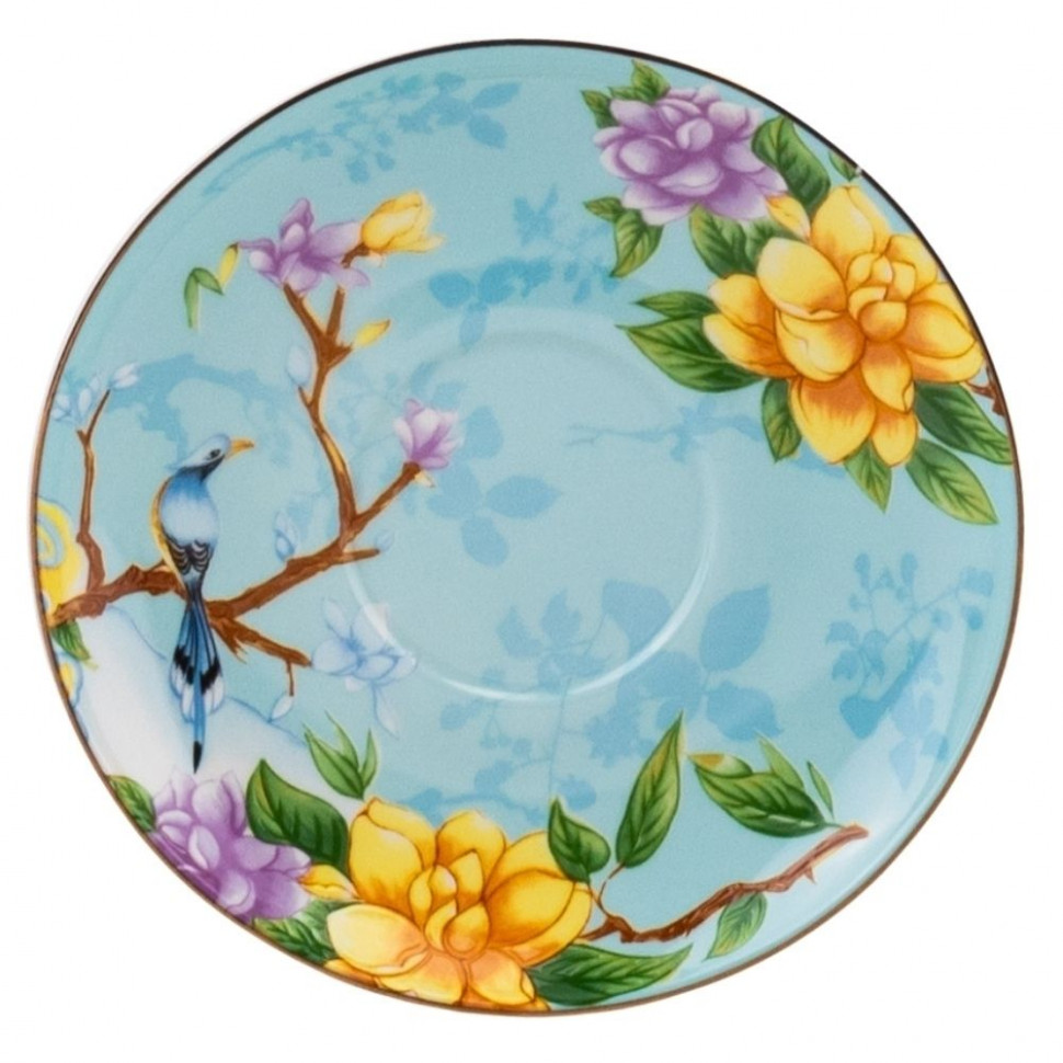 Чашка с блюдцем Spring Birds