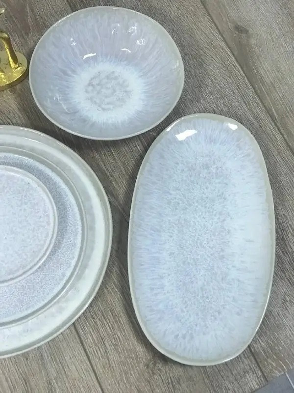 Тарелка White stone овал